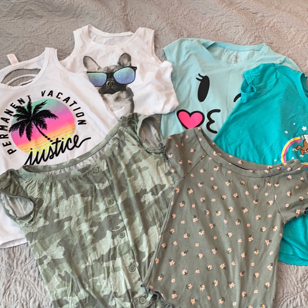 Justice Size 8 Top Lot